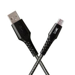 Boat Rugged v2 Extra Tough Unbreakable Braided Micro USB Cable 1.5 Meter (Black)  