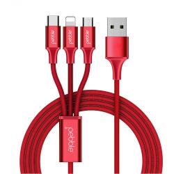 Pebble PNC310 Multi USB Cable (Red)  
