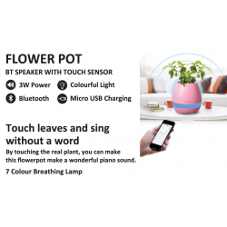 Zeno Flower Pot Bt Speaker  