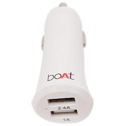 Boat CARW500-3.4 Dual USB Car Charger (Premium White)  