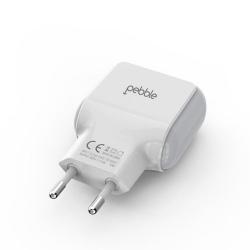 Pebble PWC21 USB Charger (White)  