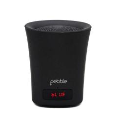 Pebble Sync - Wireless Portable Bluetooth Speaker With Microphone / USB / FM / SD Card Reader / AUX IN (Black)  