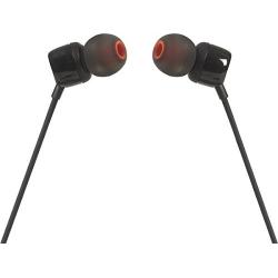 JBL T110 In-Ear Headphones with Mic (Black)  