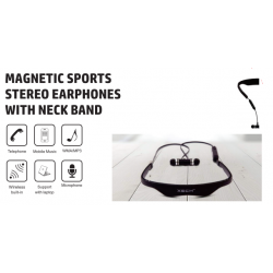 Zeno BT magnetic Headset with Neck band  